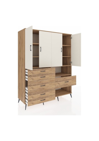 Kronos Gardrop 7 Raflı 6 Çekmeceli 4 Kapaklı 176x59x221 Çam-aytaşı/çam Aytaşı/çam Kronos Gardrop 7 Raflı 6 Çekmeceli 4 Kapaklı 176x59x221 Çam-aytaşı/çam Aytaşı/çam