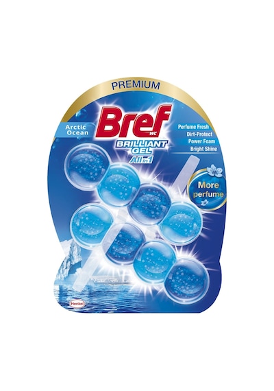 Bref Brilliant Gel Artctic Ocean Klozet Bloğu 2 X 42 G