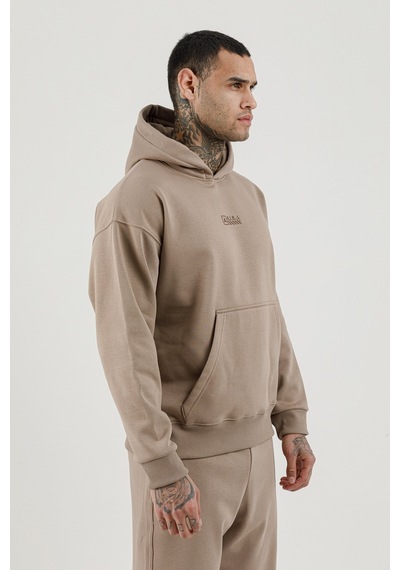 Airlife Bolder Fz.7 Kanguru Cepli Erkek Kapüşonlu Sweatshirt Kahverengi