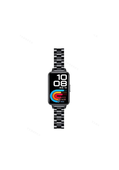 Huawei Band 11/11 Pro İle Uyumlu Kordon Klipsli Metal Band 04 +kısaltma Aparatı