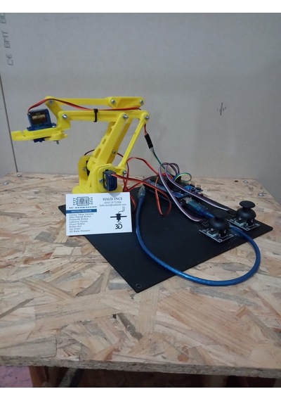 ARDUİNO ROBOT KOL PROJESİ HAZIR DEVRE