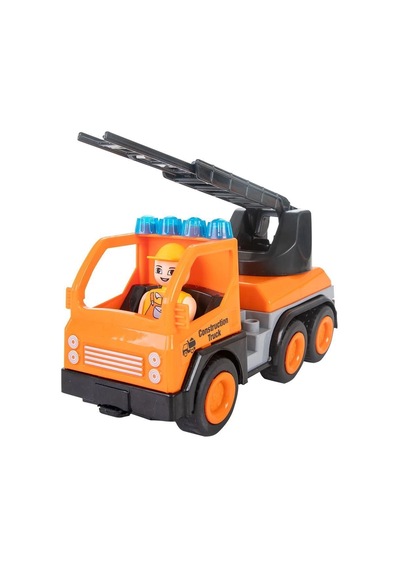 06 533 Double Blocks İş Makineleri Serisi -pilsan Oyuncak Çok Renkli