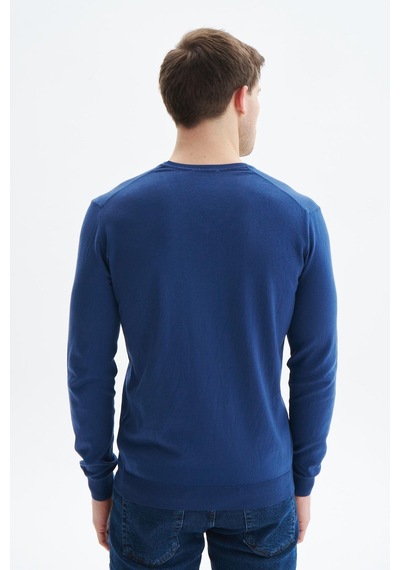AR-MA Arma Erkek Slim Fit Basic V Yaka Triko Kazak K9kro0852 Lacivert