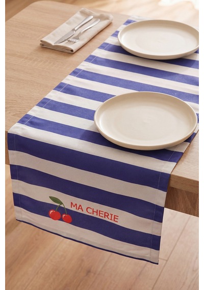 Ma Cherie Baskılı Runner 40x140 Cm Çok Renkli