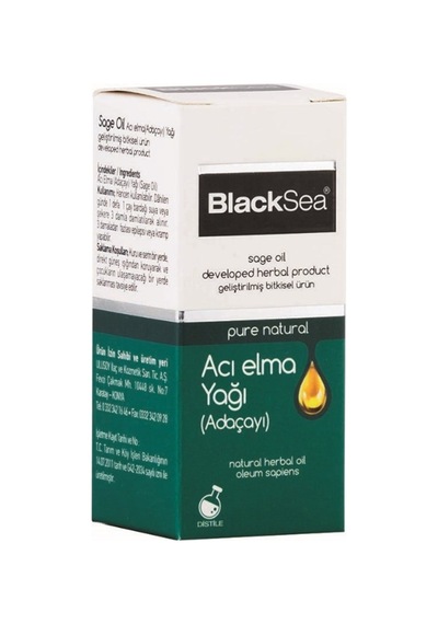 Black Sea Acı Elma Yağı Adaçayı 20 Ml