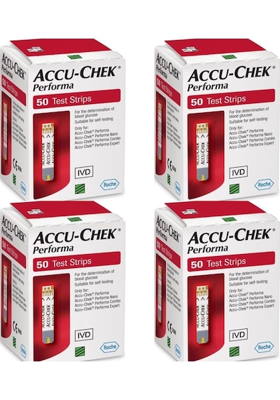 Accu-Chek Performa Nano Connect Şeker Ölçüm Strip 200 Adet