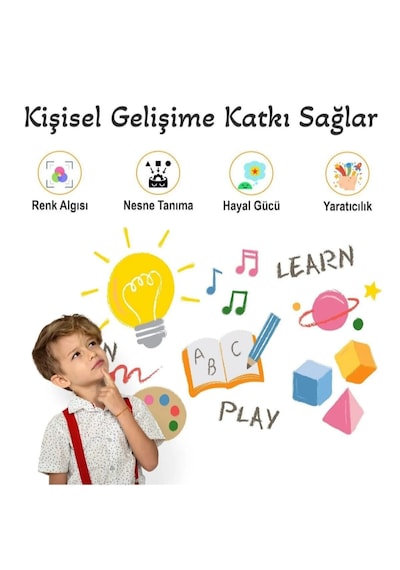 Master Molecules 120 Parça 5 Renk Eğitici Yaratıcı Molekül Stem Oyuncak Fitalar İçermez