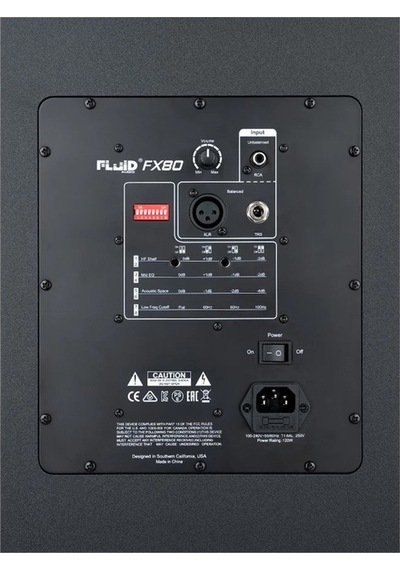 Fluid Audio Fx80 8" Aktif Stüdyo Monitörü Tek