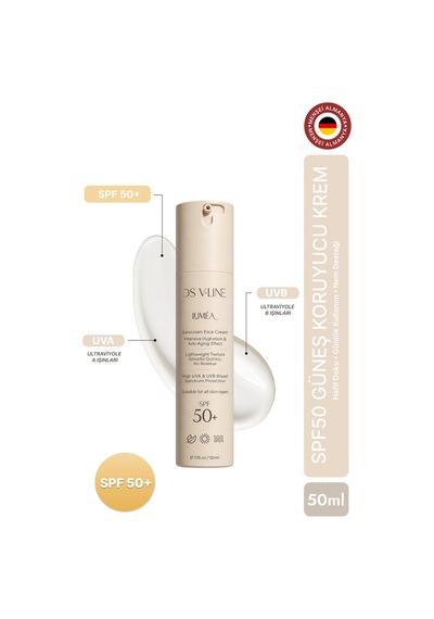 Ds V-Line Nemlendirici Anti-Age Koruyucu Güneş Kremi SPF50+ 50 ML