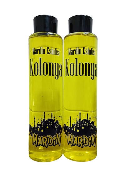 Mardin Esintisi Kolonya 2 Adet 400 Ml'lik Bıttım, Nergis, Safran Bitki Özlü