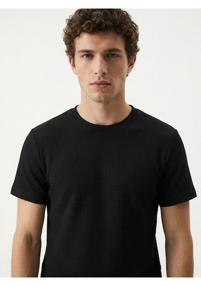 LOFT Regular Fit Erkek Tshirt K.kol Lf2040918 Q1.v1 Siyah