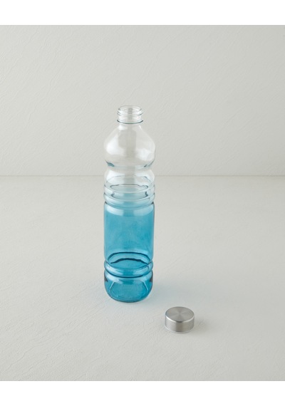 Nova Cam Şişe 1000 Ml Mavi