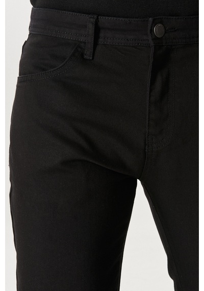 AC&Co / Altınyıldız Classics Erkek Sıyah Trend Slim Fit Dar Kesim 5 Cepli Esnek Denim Jean Kot Pantolon Siyah AC&Co / Altınyıldız Classics Erkek Sıyah Trend Slim Fit Dar Kesim 5 Cepli Esnek Denim Jean Kot Pantolon Siyah