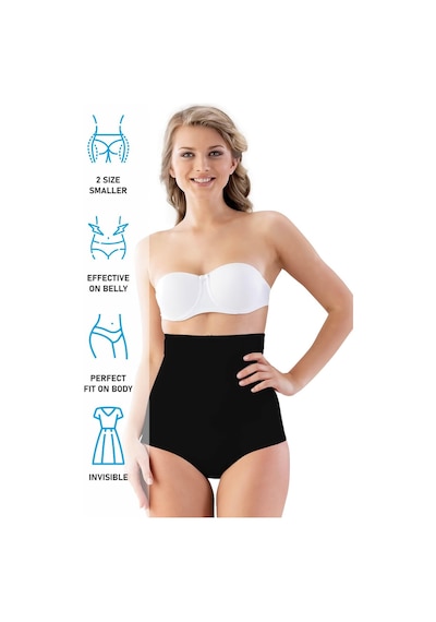 Siyah Mı Emay 2813 Yüksek Bel Slip Lazer Korse Siyah