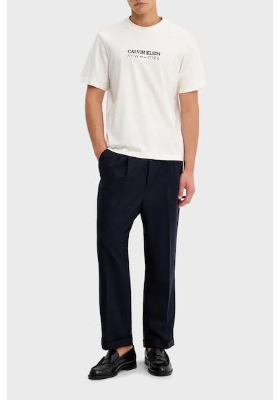 Calvin Klein Erkek T Shirt Lv04re833g Ybh Krem Krem