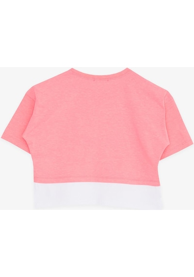Breeze Kız Çocuk Crop Tişört Yazı Baskılı Yanları Yırtmaçlı 9-14 Yaş, Neon Pembe-neon Pembe Neon Pembe Breeze Kız Çocuk Crop Tişört Yazı Baskılı Yanları Yırtmaçlı 9-14 Yaş, Neon Pembe-neon Pembe Neon Pembe
