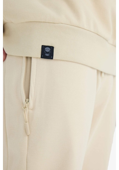 DeFacto Boxy Fit Bisiklet Yaka Basic Düz Pike Sweatshirt E1519AX25SPBG155