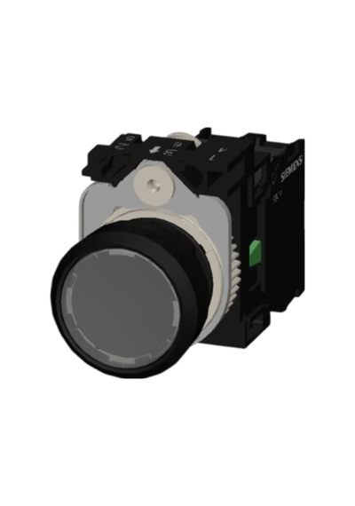 Siemens 3su1102-0ab70-1ba0 - 22mm Plastik 24vac/dc 1no Renksiz Yay Dönüşlü Buton