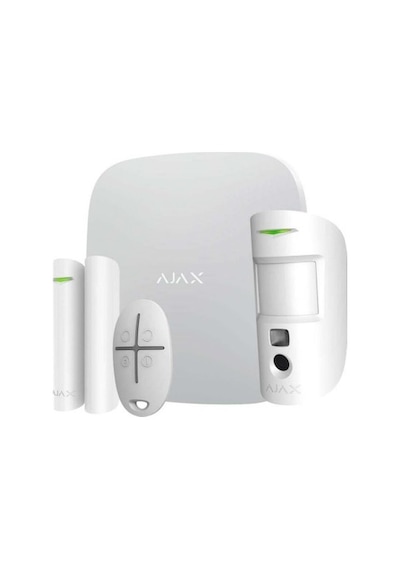 Ajax Hubkit Plus / Starterkit Plus Kablosuz Alarm Kiti - Beyaz