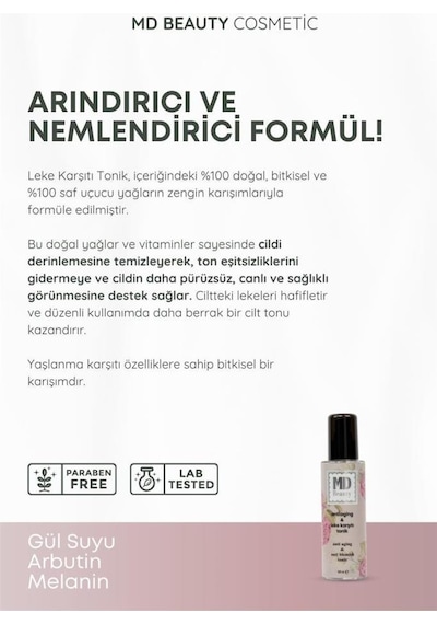 Md Beauty  Ve Leke Karşıtı Tonik 100 ML