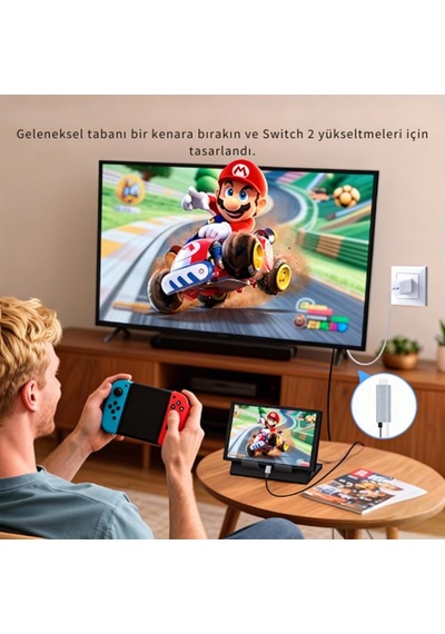 Lexroo Cr36 Switch 2 İçin Görüntü Aktarıcı Adaptör Çevirici Type-c 3.1'den Hdmı Hdtv 4k 60hz Pd