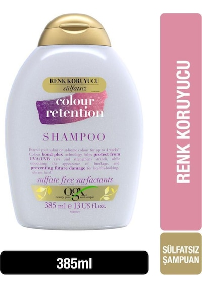 OGX Colour Retention Renk Koruyucu Sülfatsız Şampuan 385 ml