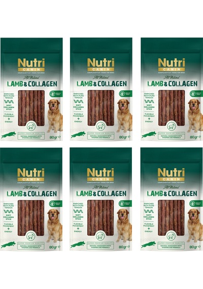 Nutri Canin Kuzu Etli Ve Kolajenli Tahılsız Köpek Et Ödülü 80 G X 6 Adet
