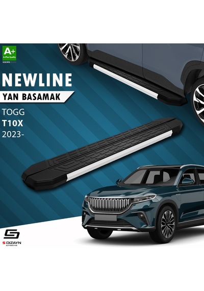 S-dizayn Togg T10x Newline Aluminyum Yan Basamak 203 Cm 2023 Üzeri