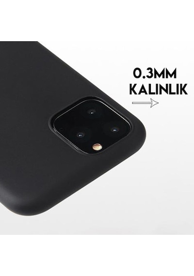 Ally Apple Uyumlu iPhone 11 Pro Max 6.5 Inch 2019 Ultra Slim Soft Tpu Silikon 260637532 - Renk / Siyah