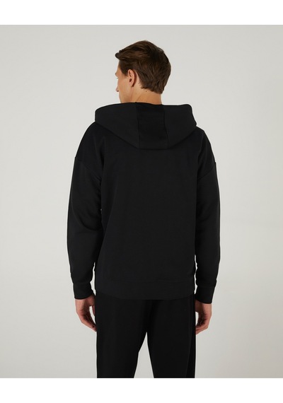 M Essential Full Zip Hoodie Sweatshirt Erkek Siyah Sweatshirt S242112-001 Siyah