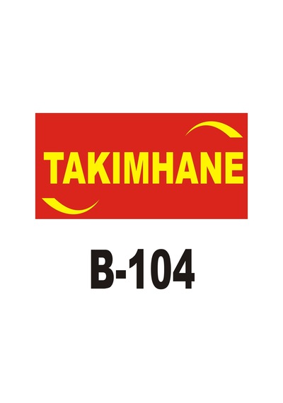 Iş Güvenliği Pvc Dekota Uyarı - Ikaz Levhası Takımhane Yazılı (262141484)