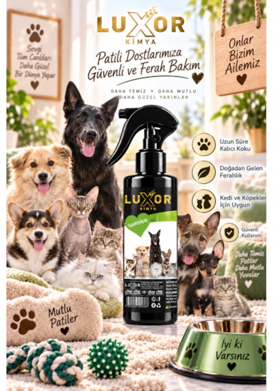 Luxor Kimya Evcil Hayvan Parfümü Kedi & Köpek Koku Gardien 200 Ml