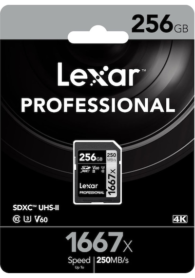 Lexar 256 Gb Sdxc Class 10 Kart 1667X 250 Mb/S