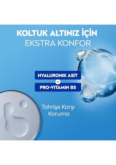 Nıvea Kadın Stick Deodorant Derma Control Defend 50 Ml, Tahrişe Karşı Koruma, Alkolsüz, 72 Saat Anti-perspirant Koruma,çiçeksi Koku,hyaluronik Asit, Pro Vitamin B5