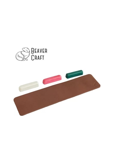 Beavercraft Ls7p03 Deri Parlatma Kayışı Ve Macunu Seti, 4 Parça