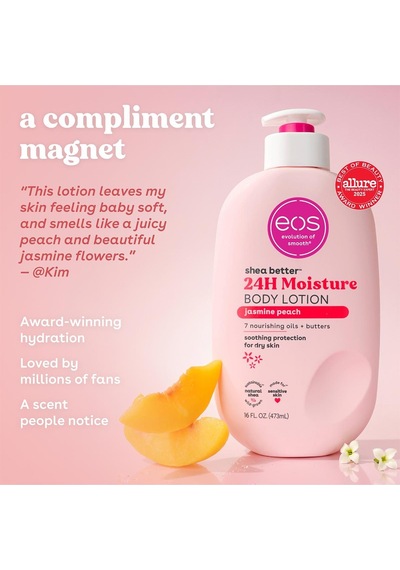 Eos Jasmine Peach Nemlendirici Vücut Losyonu 473ml