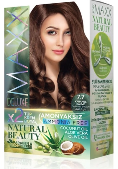 Maxx Deluxe Set Boya Natural Beauty 7.7 Karamel Kahve (530345400)