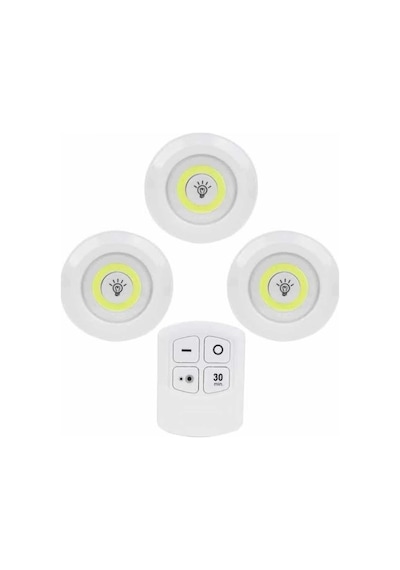 Hubrendy Tekno Kablosuz Pilli Işıldak Masa Lambası Mutfak Tezgah Altı Banyo Dolabı Dolap İçi
