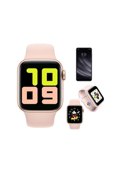 T500 Akıllı Saat Ios/android Uyumlu Samrt Watch Pembe