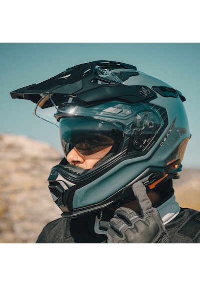 Nexx X.wed 3 Wıld Pro Karbon Enduro Motosiklet Kaskı Mavi