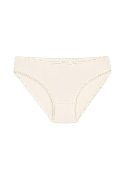 6 Adet Yıldız Bayan Modal Dantelli Bikini Külot Ekru 3902 Ekru