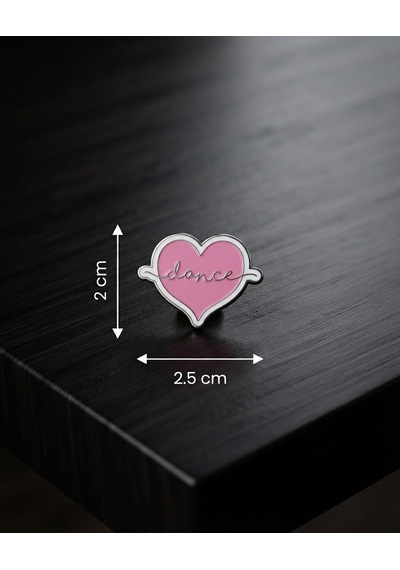 Pembe Kalıp Şekli Telefon Sticker 3d Metal Tasarım, Arka Süs A300149