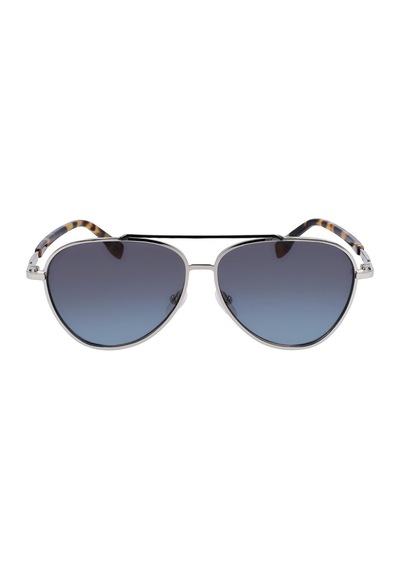 Karl Lagerfeld Kl344s 040 59 Unisex Damla Gümüş Metal Güneş Gözlüğü