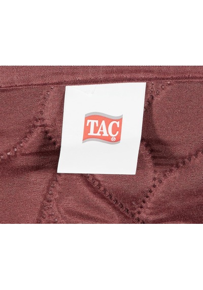 Taç Glory Kendinden Desenli%100 Polyester Yatak Örtüsü Seti, Bordo, Çift Kişilik Diğer