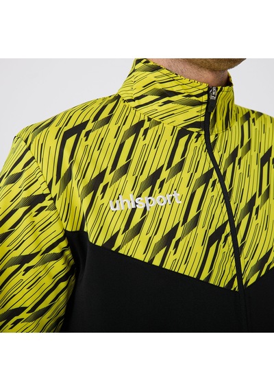 Siyah - Sarı - Siyah Uhlsport Erkek Futbol Kamp Eşofman Takımı Progressive 1002269 Siyah
