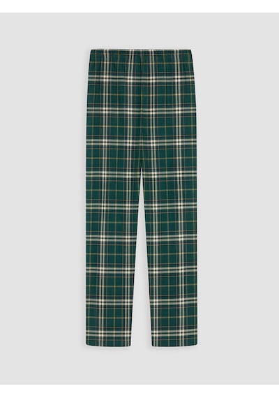 LC Waikiki Lc Waıkıkı Yeşil Regular Fit Ekose Erkek Pijama Alt