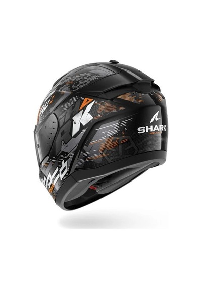 Shark Rıdıl 2 Molokai Kapalı Kask Gri - Siyah - Turuncu