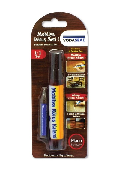 Vodaseal Mobilya Rötuş Kalemi Seti 1+1 Maun
