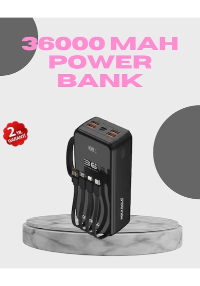 Hubrendy Tekno Yüksek Kapasiteli Powerbank Hızlı Şarj Ve Kablosuz Destekli Diğer
