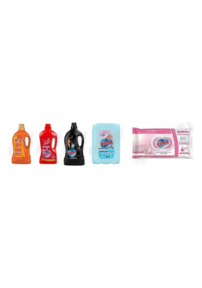 Bingo Giysi Şampuanı 3lt + Yüzey Tem. Fresh 2.5 Lt + Siyahlar İçin Sıvı Det. 4l + Yumuşatıcı Soft 5 L+ Yüzey Tem.havlusu 96'lı 5'li Set Diğer